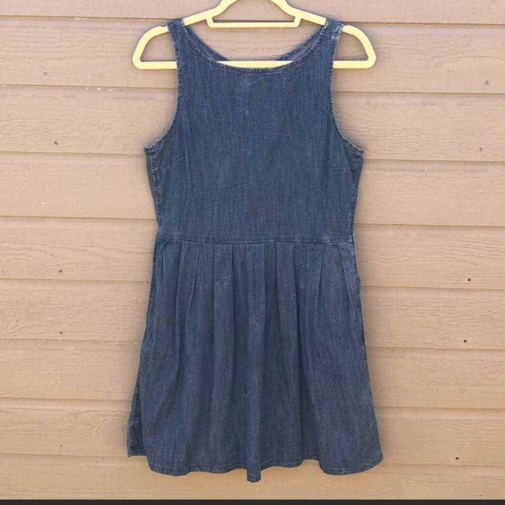Levi Denim Fit & Flare Dress